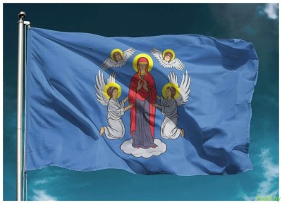 Флаг "Герб Минска", флажная сетка
