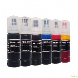 Чернила совместимые Ninestar (Epson 115 / 012) для принтера Epson L8160/L8180 (C13T07C14A-C13T07D54A) - 70 мл