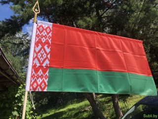 Флагшток фасадный с баннерным плечом для флага 75х150 см