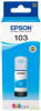 Оригинальные чернила EPSON 103 для L 1110, L3100, L3101, L3110, L3150, L3156, L3160, L3151, L5190, 65 мл. (T00S)