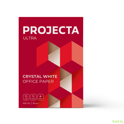 Бумага Projecta Ultra, марка А. 80 А3 500 л. (ГОСТ Р57641-2017)