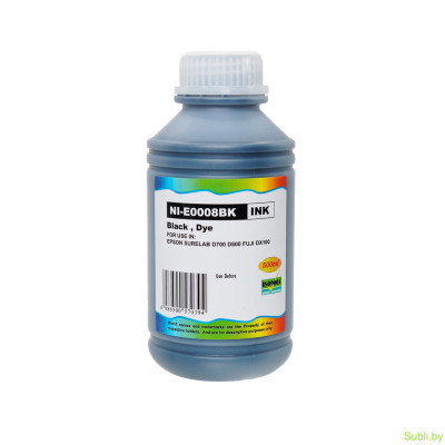 Чернила Ninestar для Epson SureLab SL-D700, SL-D800 (совместимы с T7821-T7826, T43U1-T43U6), 500 мл