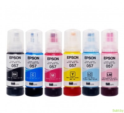 Оригинальные чернила EPSON 057 для L8050, L8056, L8058, L18050, L18056 - 70 мл