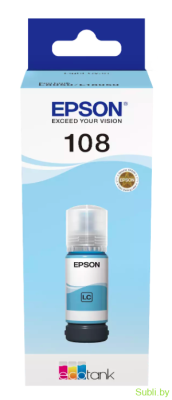 Оригинальные чернила EPSON 108 для L8050, L8056, L8058, L18050, L18056 - 70 мл.
