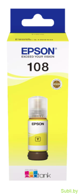 Оригинальные чернила EPSON 108 для L8050, L8056, L8058, L18050, L18056 - 70 мл.