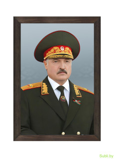 Портрет Президента РБ в рамке