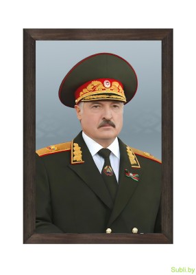 Портрет Президента РБ в рамке