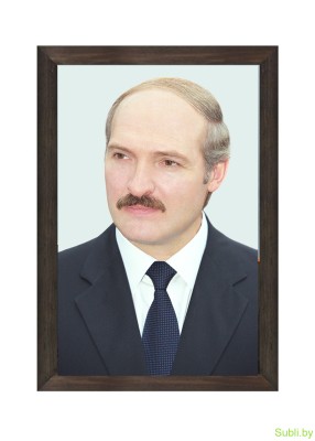 Портрет Президента РБ в рамке