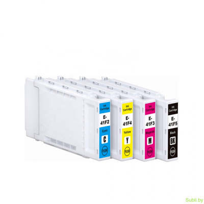 Заправка картриджа Epson SureColor SC-T3400, Epson SureColor SC-T5400 (T41F) повыш. ёмкости (заправка+замена чипа)