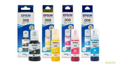 Epson 008 оригинал, контейнер с чернилами (L6550/L6570/L6580/L11160/L15150/L15160/L15180/L6490/M15140)