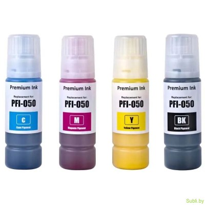 Чернила для Canon imagePROGRAF TC-20, TC-20M, TC-21, TC-21M (PFI-050) - 70 мл