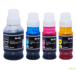 Чернила совместимые Ninestar (Canon GI-40) для GM2040, GM4040, G5040, G6040, G7040 -135/70 мл. 