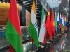 Флаг интерьерный, атлас сшивной, под заказ