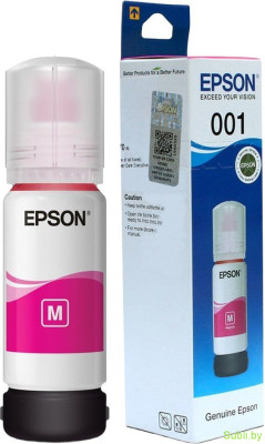 Контейнер Epson 001 чернила оригинальные для Epson L4150, L4160, L4650, L6160, L6170, L6190