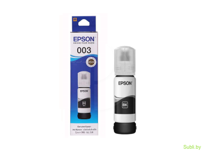 Оригинальные чернила EPSON 003 для L3110, L3100, L3101, L3150, L3151, L3152, L3156, L3210, L3215, L3216, L3256, L3250